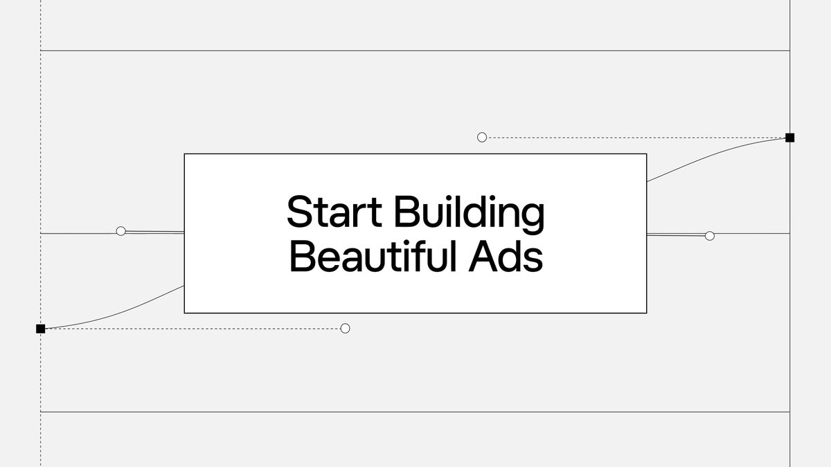 “Start Building Beautiful Ads,” still from the @XBusiness promo video (X)