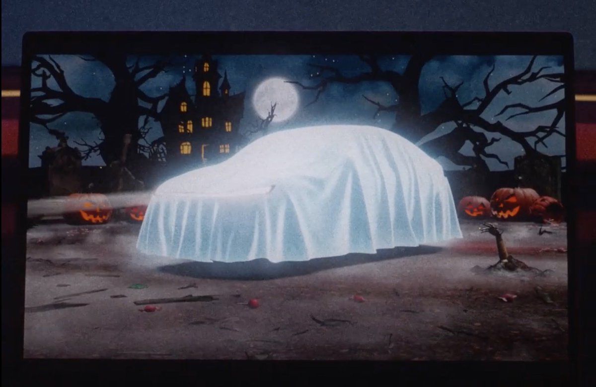 Tesla Halloween Mode concept art